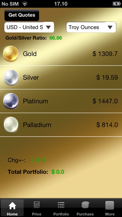 Gold and Silver Bullion Tracker