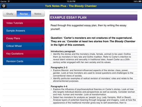 The Bloody Chamber York Notes AS and A2 for iPad screenshot 4