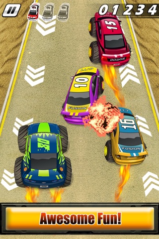 A Mega Monster Truck Run ATV Series - Racing in the Extreme Mud Temple screenshot 3