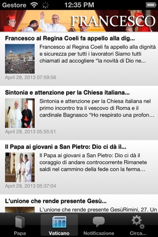 Messages from the Pope - Catolicapp.org screenshot 2