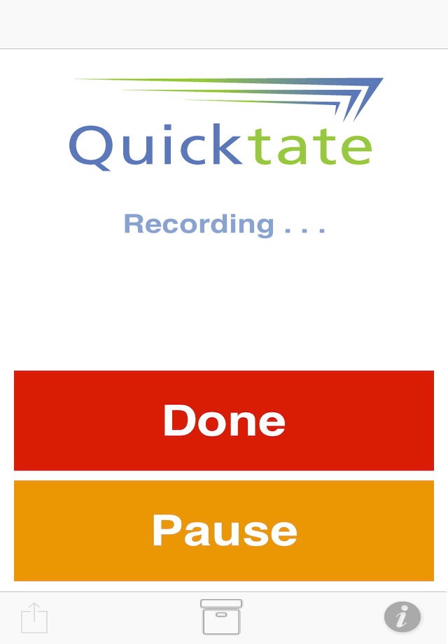 Quicktate.com screenshot 2