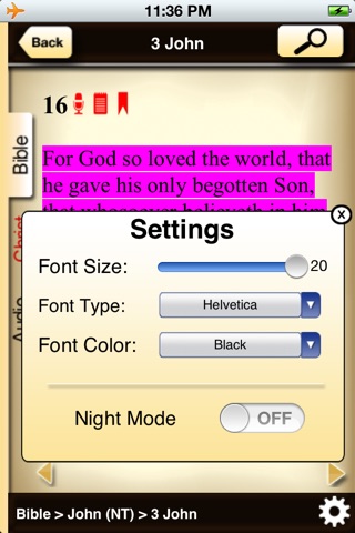 Holy Bible+ screenshot 2