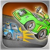 A Monster Car Gun Run Pro Racing Game