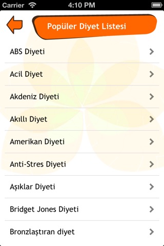 Diyet Rehberi screenshot 2