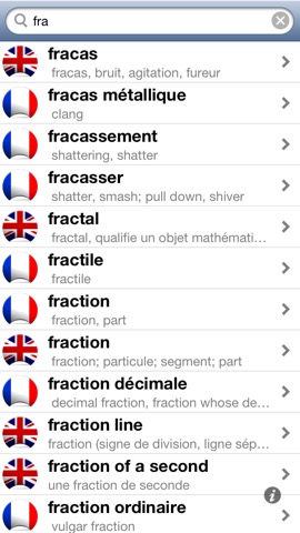 Offline French English Dictionary Translator for Tourists, Language Learners and Studentsのおすすめ画像1