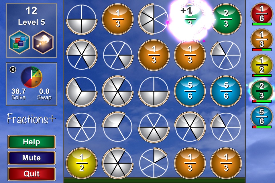 Fractions+ Lite screenshot 3
