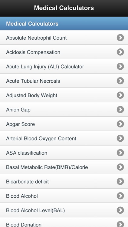 Medical Calculators