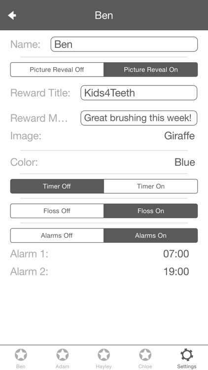 Tooth Brushing Calender and Timer for Kids screenshot-3