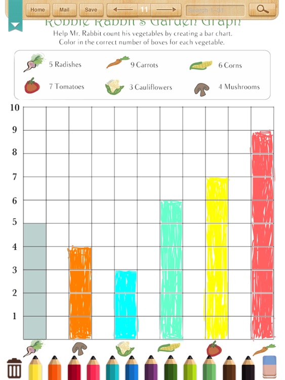 Kids Math:Graphs&Data Worksheets(Grade2)