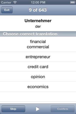 Learn German Words screenshot 4