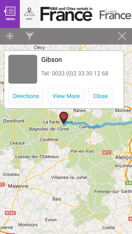 B&B and Gîtes Rentals in France screenshot-3