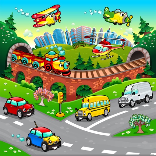 Kids Learn Vehicle Sounds - Educational game for Toddlers and Kindergarten children