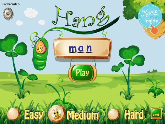 Spelling Bug Hangman Lite- Word Game for kids to learn spelling with phonicsのおすすめ画像1