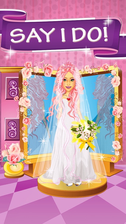 Wedding Day Dress-Up - Fashion Your 3D Girls With Style FREE screenshot-3