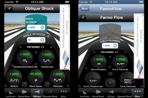 Compressible Aerodynamic Calculator screenshot 2