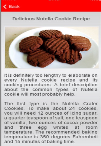 Tasty Nutella Recipes screenshot 2