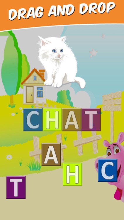 First French words with phonics: educational game for children screenshot-3