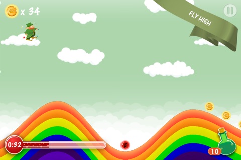 Rainbow Runner Free screenshot 4