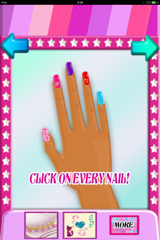 Aaah! Make my nails beautiful!- super fun beauty salon game for girls screenshot 4