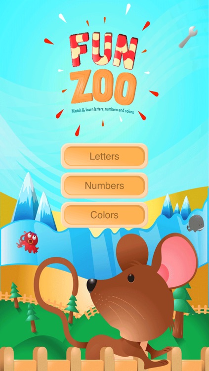 Fun Zoo - Match and Learn Letters, Numbers and Colors - Lite V