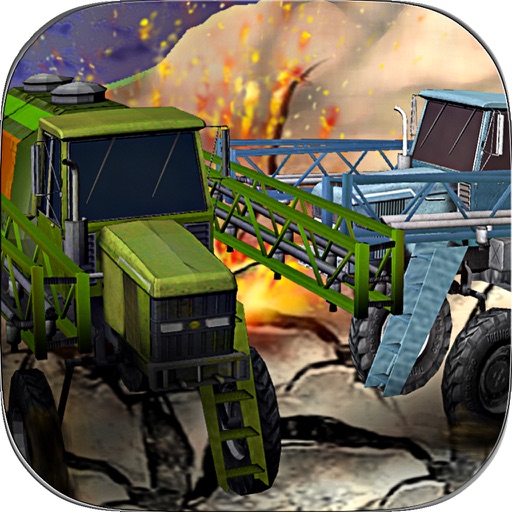 Spray Tractor Conflict Icon
