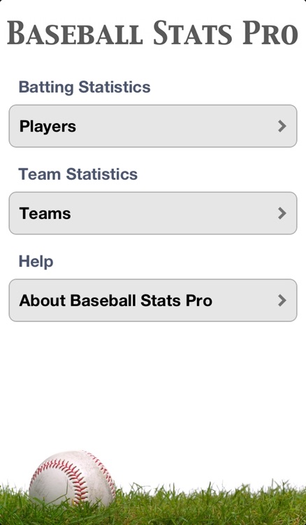 Baseball Stats Pro