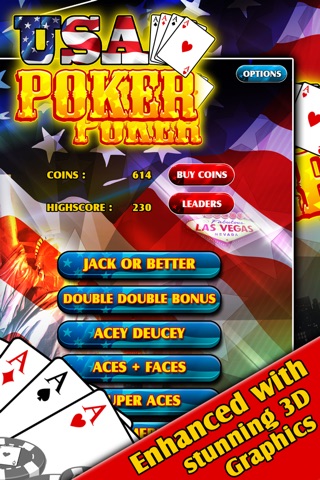 USA Poker - 6 Games in 1 screenshot 4