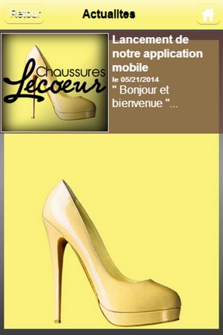 Chaussures Lecoeur screenshot 2