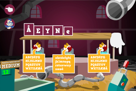 ABC LAND: Lær med Møkkafuglene - lek med bokstaver og lær alfabetet screenshot 4
