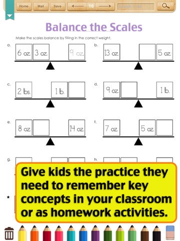 Kids Math-Measurement Worksheets(Grade 2) screenshot 4