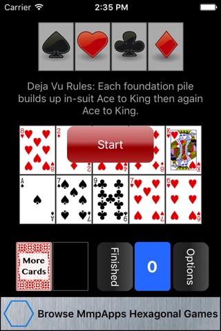 Deja Vu Busy Aces Solitaire screenshot 2