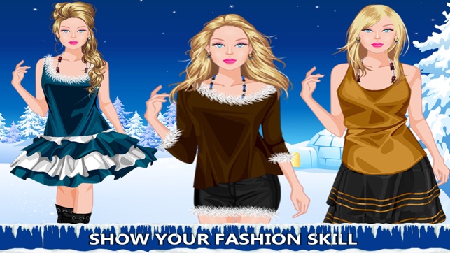 Winter Girl Dress Up Game(圖4)-速報App