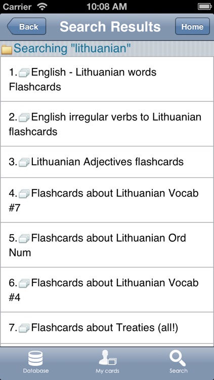 English - Lithuanian Flashcards screenshot-4