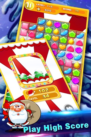 Candy Bubble Crush Christmas Edition- Most popular time killer sweet casual game screenshot 4