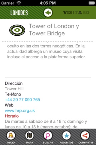 Visitabo Londres screenshot 3