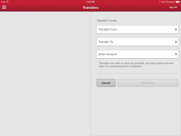 RRB Mobile for iPad