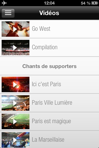 Paris - Chants de supporters screenshot 3