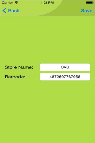 Mobile Key Ring - Barcode Rewards Shopper's Card screenshot 4