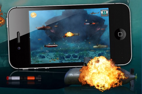 怒っバトル潜水艦 - 戦争潜水艦ゲーム！のおすすめ画像1