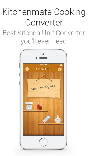 ‎Kitchenmate Cooking Converter Screenshot