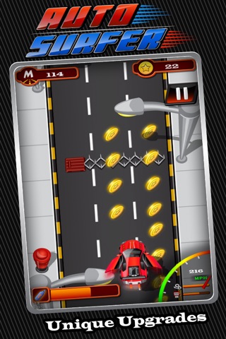 Auto Surfer - Fast & Furious Action paced Car Race n Run joy ride to stunt drive against the hurdles screenshot 2
