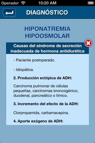 Dysnatremia screenshot 3