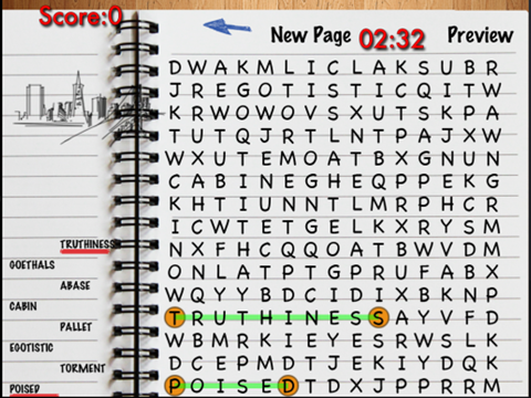 Word Search Trivia ( WordSearch Puzzle ) screenshot 2