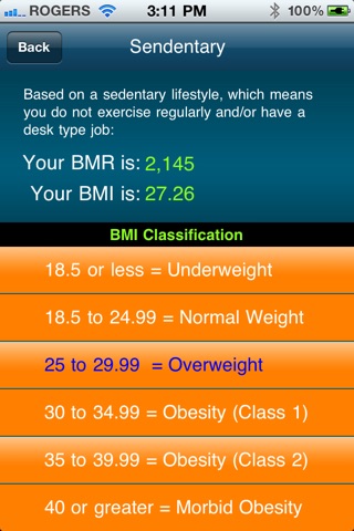 IPhat - BMR, BMI, & Hip/Neck screenshot 2