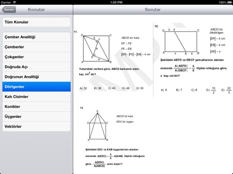 ÖSS Çıkmış Sorular screenshot 2