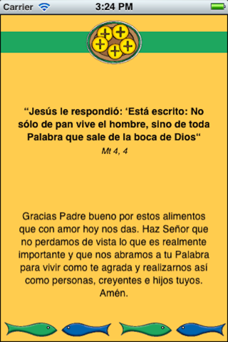 Bendice nuestra mesa - Catolicapps.org screenshot 2