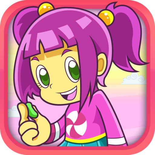 Jelly Bean Girl - Tilt to Dodge the Flying Candy iOS App
