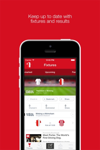 Fan App for Woking FC screenshot 3