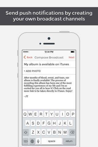 App.net - Broadcast With Push screenshot 3