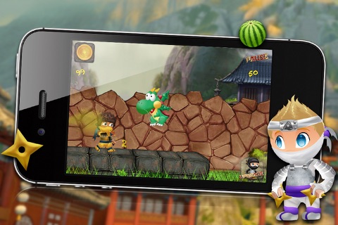 Ninja Clan vs Tiny Cute Dragons - Free Game! screenshot 3